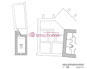 Grundriss Keller-Gebäude 1