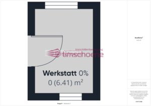 Grundriss Werkstatt