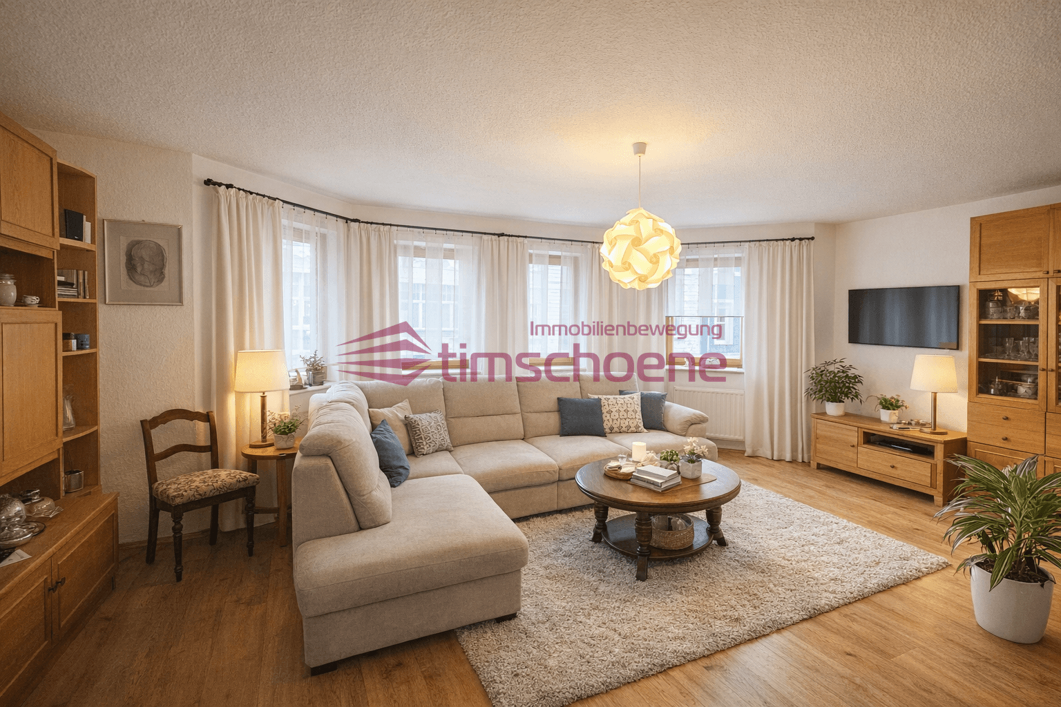 Wohnzimmer Rendering