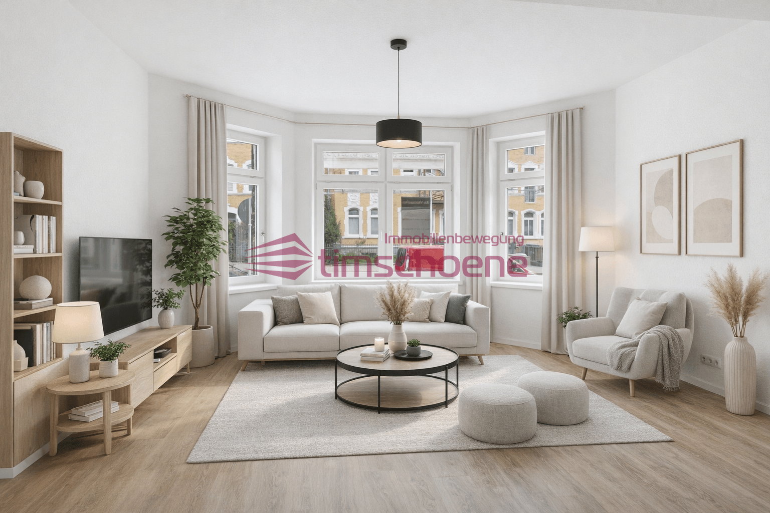 Wohnzimmer Rendering