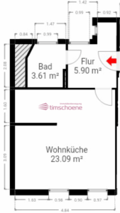 Wg 1 EG links Grundriss