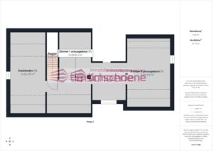 Grundriss Dachgeschoss nicht ausgebaut