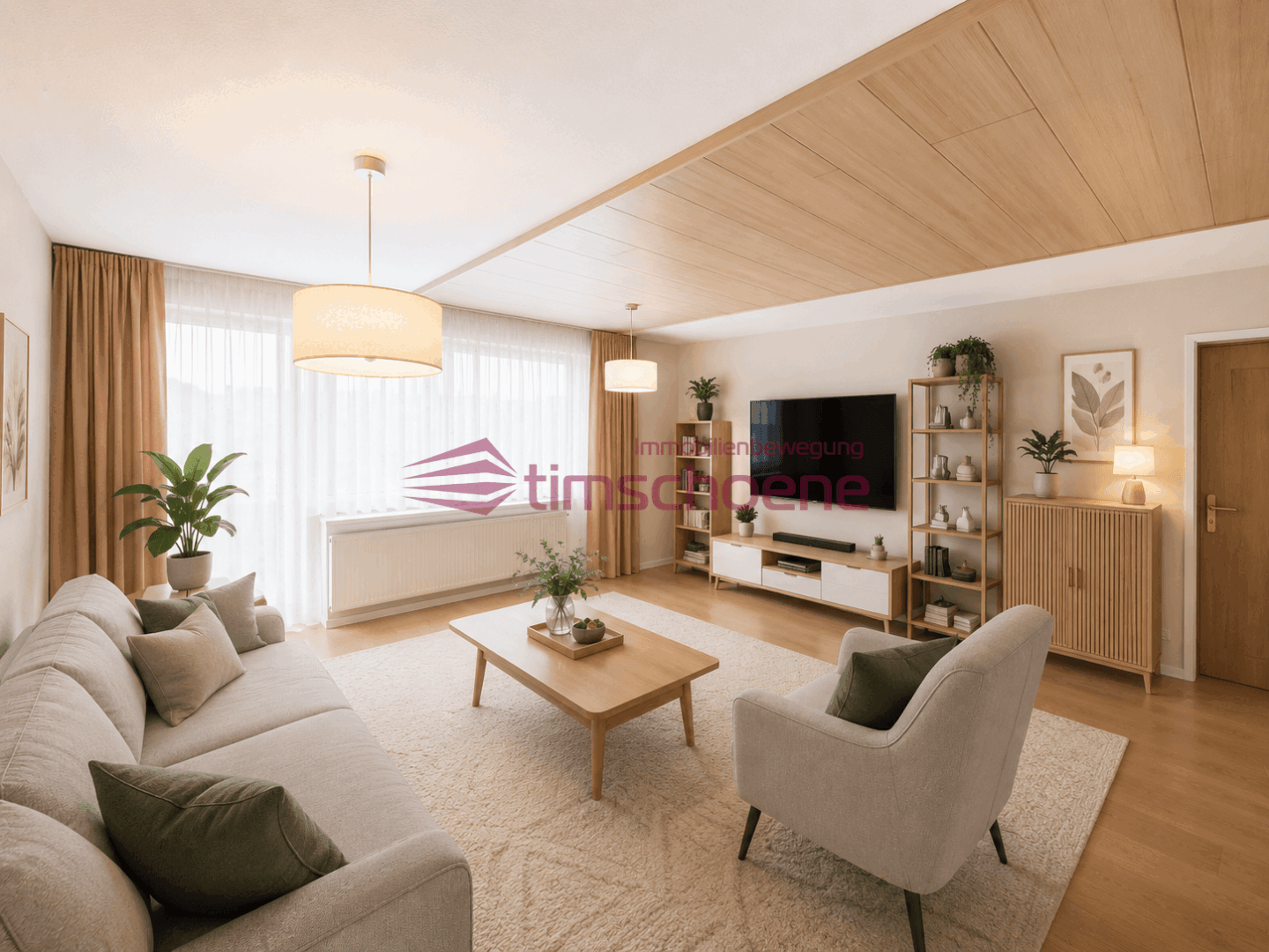 ***Freistehendes Einfamilienhaus in guter Wohnlage von Gräfinau-Angstedt zu verkaufen*** 1 Wohnzimmer Rendering