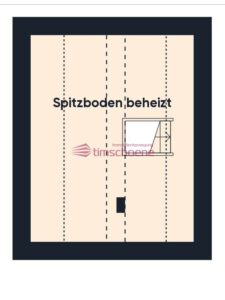 Grundriss Spitzboden