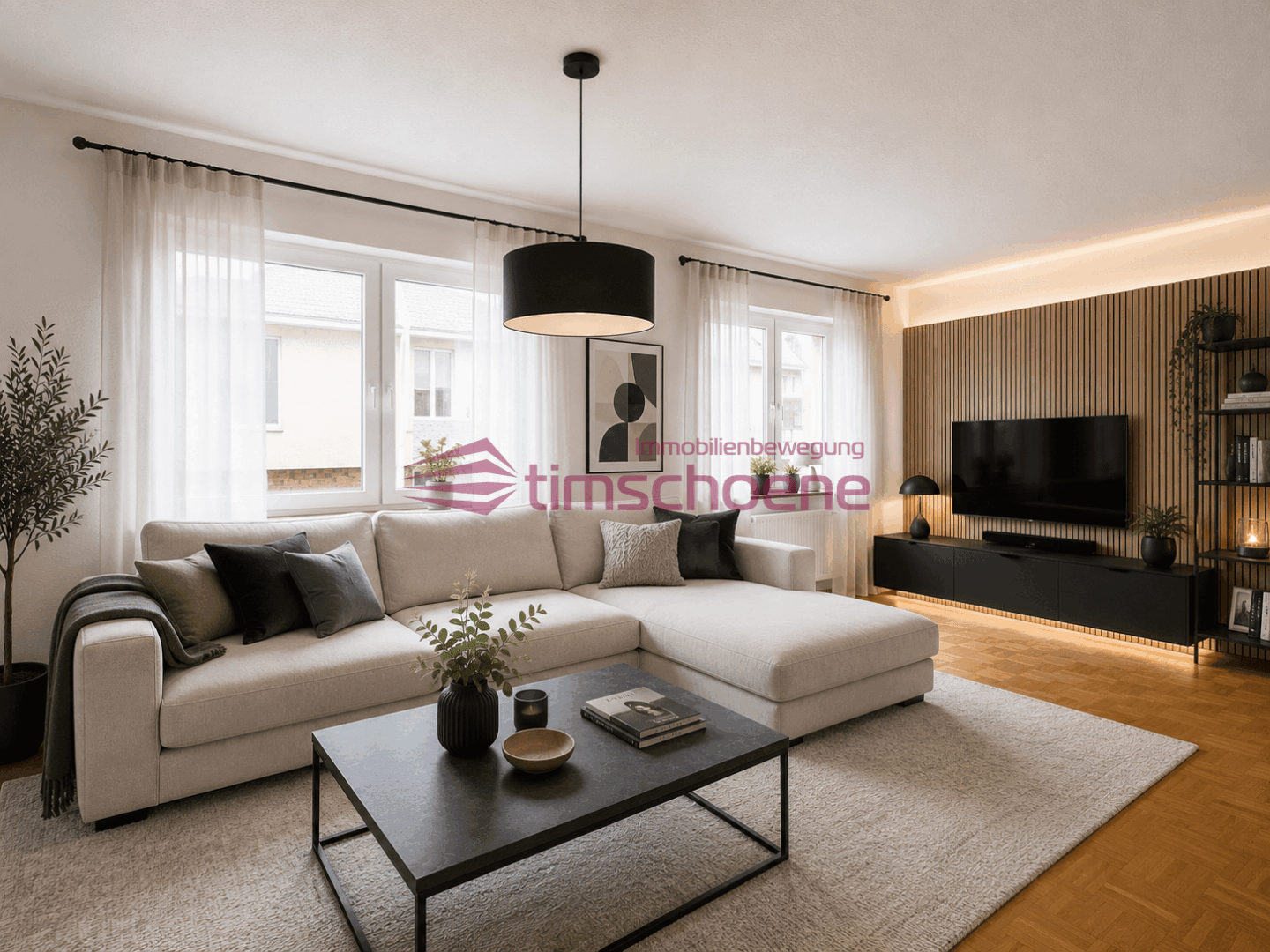 Wohnzimmer Rendering