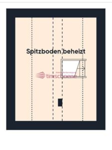 Grundriss Spitzboden