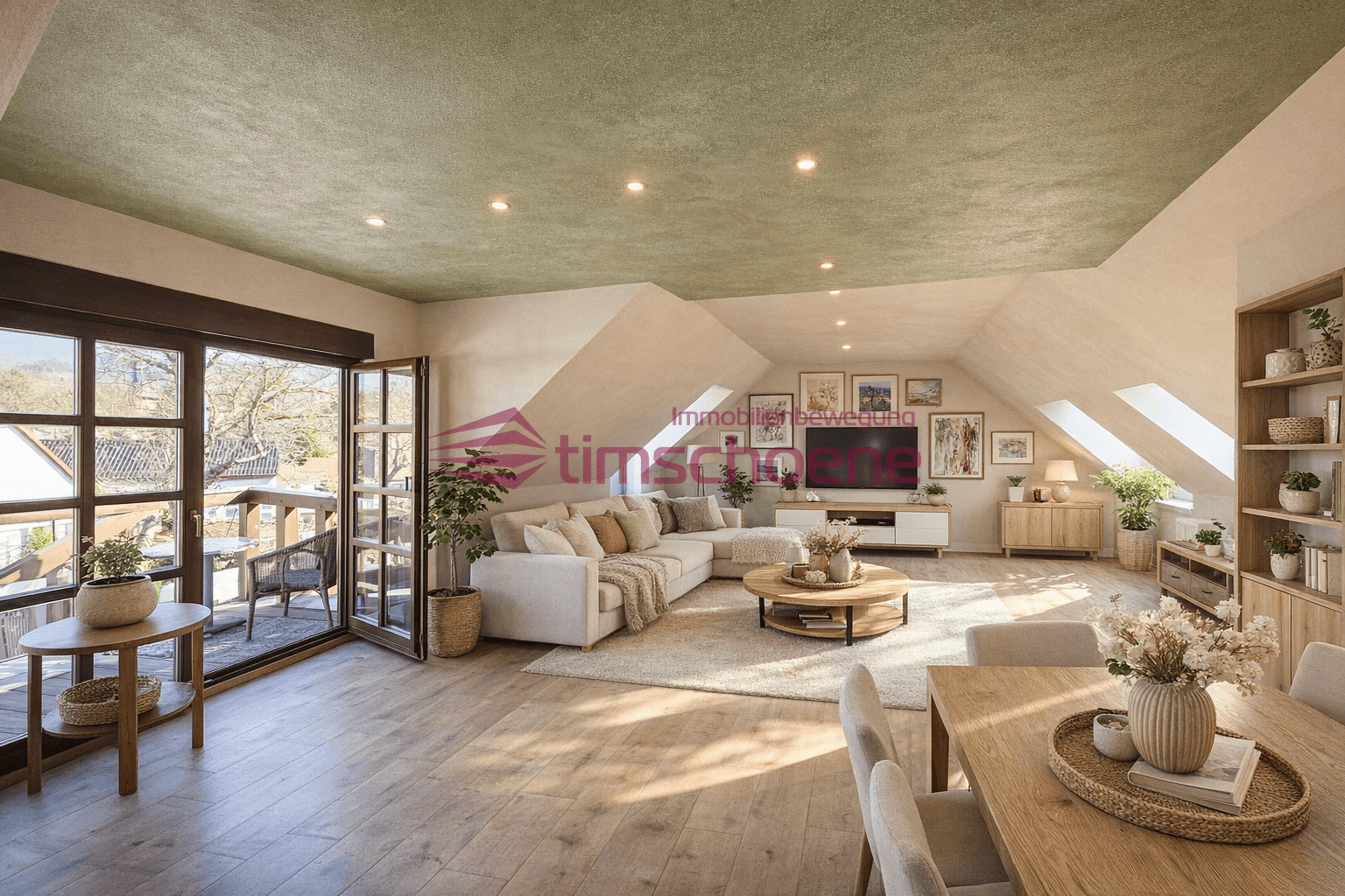 *Sommerschlusspreisanpassung-Wohnen, wo andere entspannen – Ihr neues Zuhause in Plaue* 12 Wohnzimmer Rendering