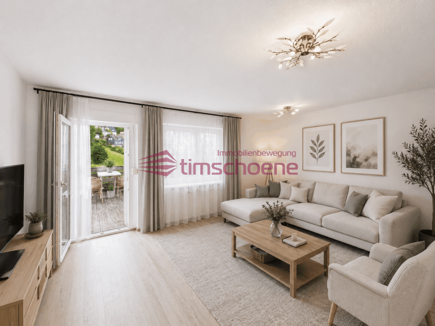 Wohnzimmer EG Rendering