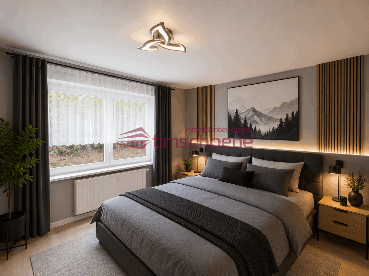 Schlafzimmer EG Rendering